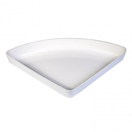 Safata 1/4 Rodona Blanca